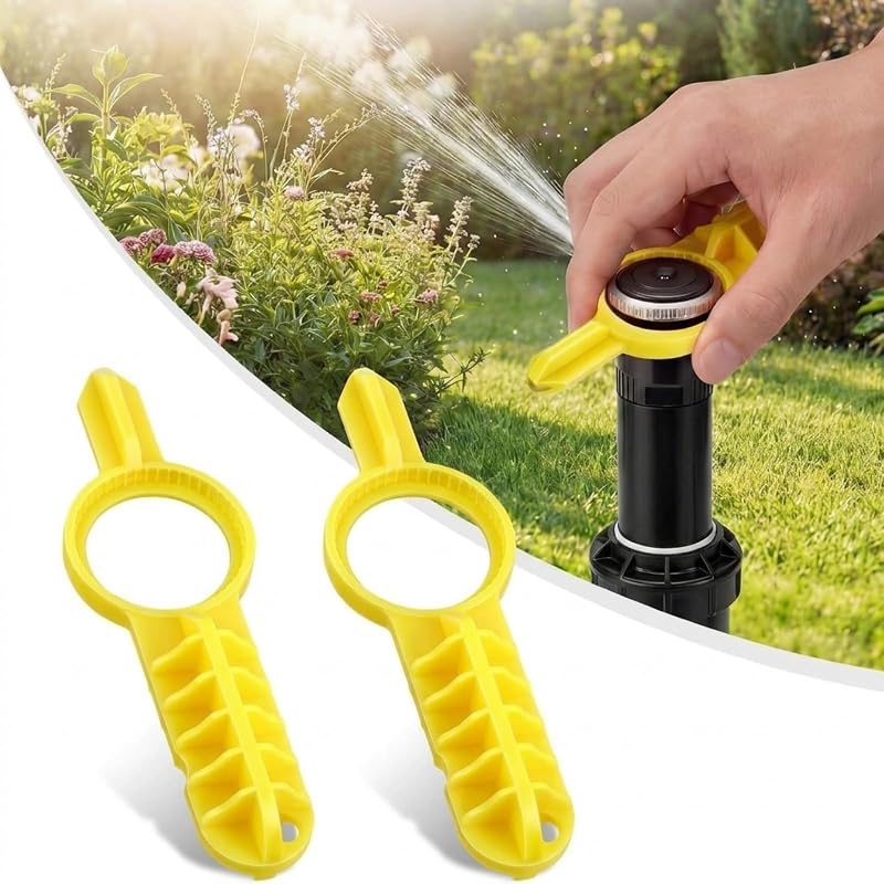 Ferramenta de ajuste para aspersor e bico Hunter MP Rotator, amarela, kit com 2 peças