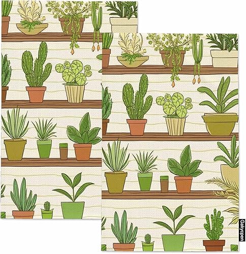 Miniatura 22 de Black Cat - Juego de 2 toallas de cocina con diseño de gato lindo con texto en inglés "Don't Stress Meowt", absorbentes y suaves, para decoración