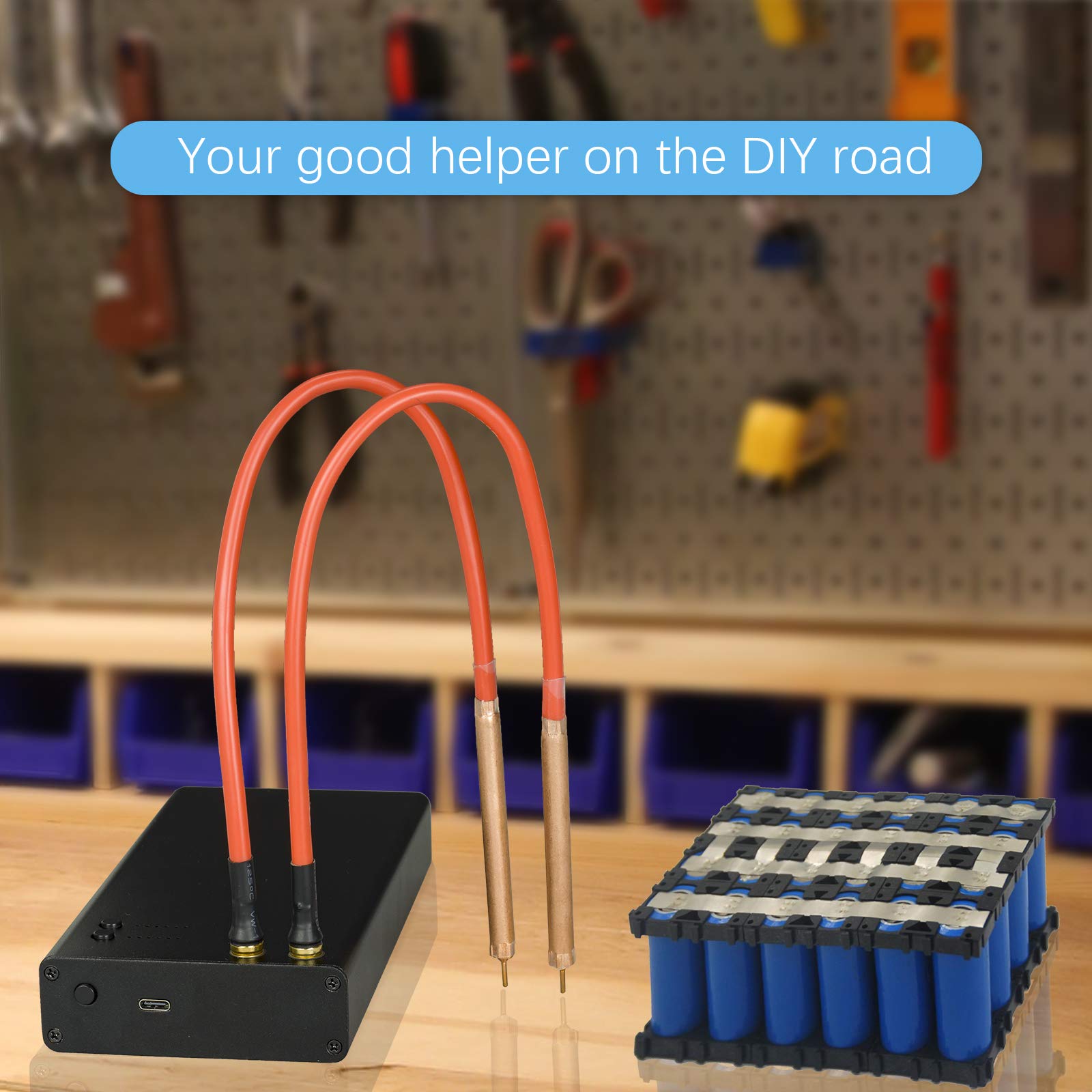 Spot Welder Rechargeable Upgraded Enhanced Spot Welding Machine 6700Mah