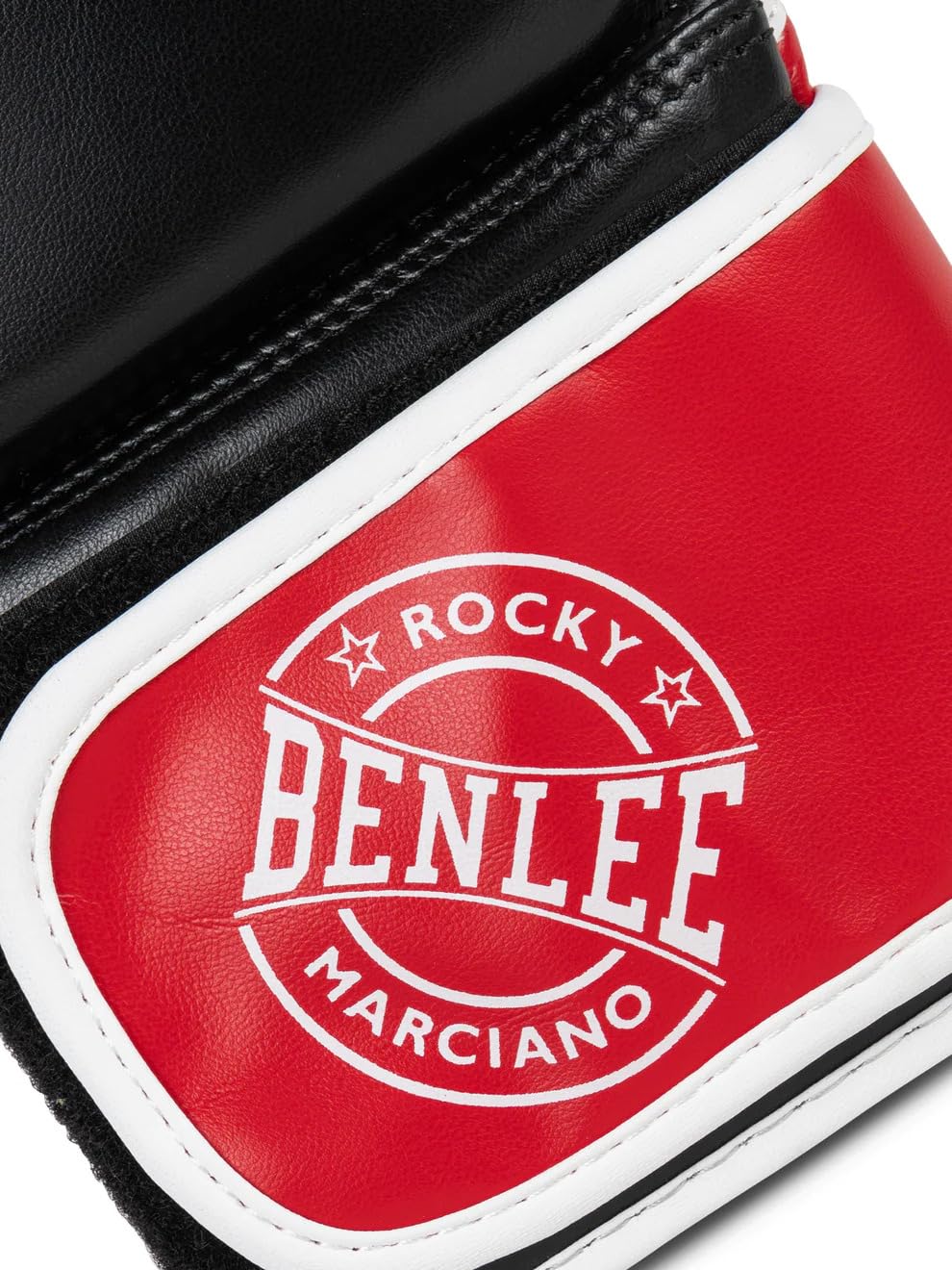 Benlee rękawice bokserskie ze sztucznej skóry Carlos Black/Red/White 12 oz