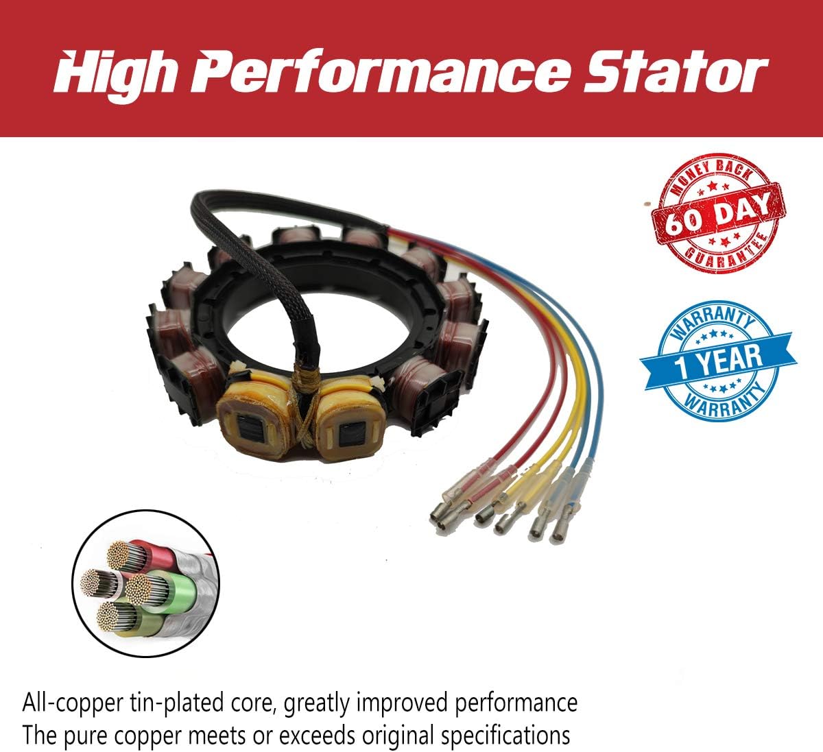 Chеареѕt 🛒 JETUNIT Stator For Mercury Force 174-8778K 1 Outboard 30 JET 40 50 70 75 80 90 100 115 120 HP 398-8778A16 8778A17 818535A3 9-Amp 2 Stroke 2,3&4 Cylinder 1987-1996 Sportjet Prоmо 40% оƒƒ JETUNIT Stator For Mercury Force 174-8778K 1 Outboard 30 JET 40 50 70 75 80 90 100 115 120 HP 398-8778A16 8778A17 818535A3 9-Amp 2 Stroke 2,3&4 Cylinder 1987-1996 Sportjet