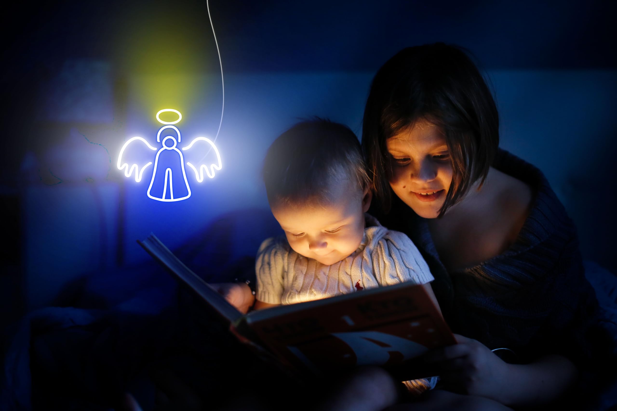 ADVPRO Angel Flex - Señal de neón LED de silicona, multicolor 8, st16s66-fnu0173-m8
