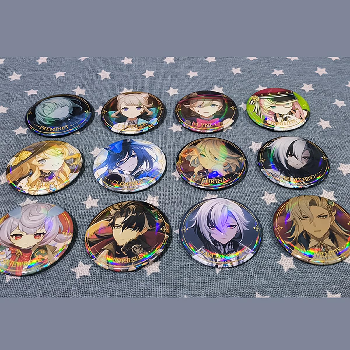 原神 リネット フォンテーヌ 缶バッジ 20点セット 原神 フォンテーヌシリーズ キャラクター缶バッジ リネット