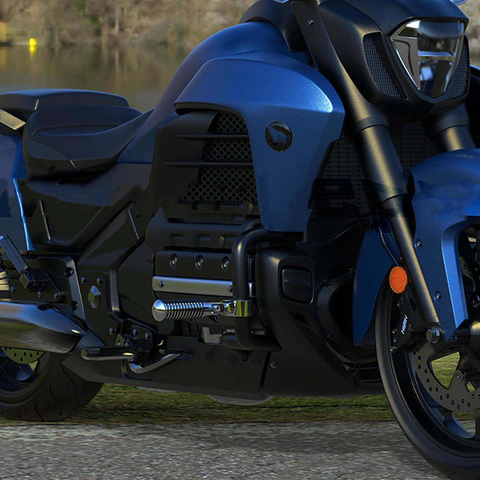 Poggiapiedi Per Moto, 2 Pezzi Universali Modificati Cnc Poggiapiedi Per Barre Paramotore Per Moto 28 Mm-32 Mm Pedali Pieghevoli A 90 Gradi In Lega Di Alluminio Con Protezione In Gomma