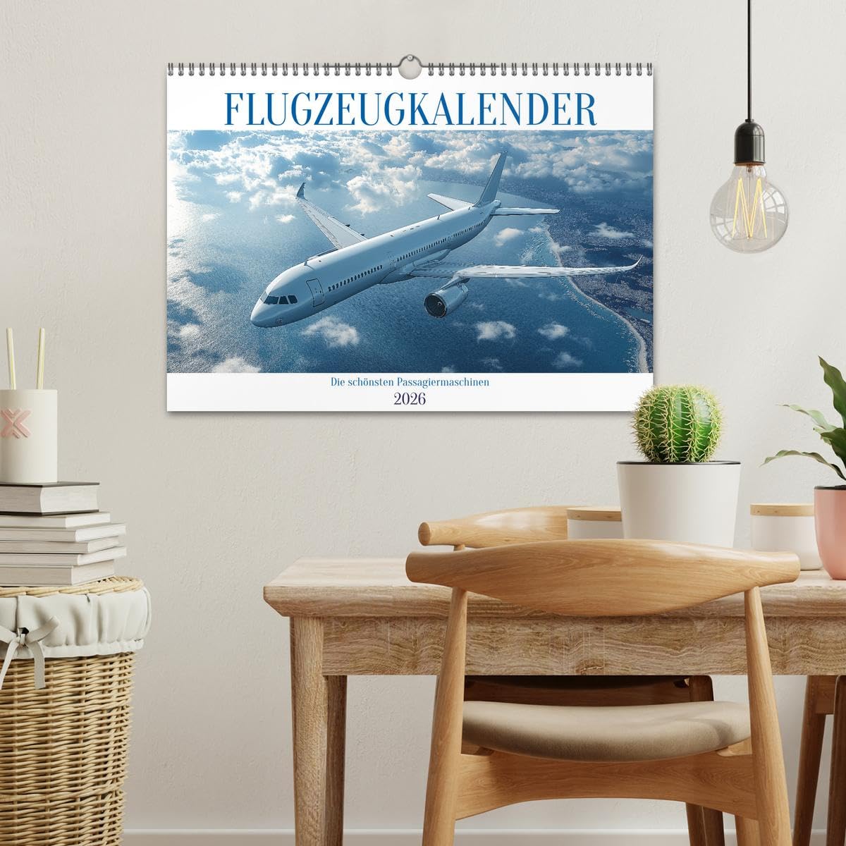 Flugzeugkalender - Die schönsten Passagiermaschinen (Wandkalender 2026 DIN A3 quer), CALVENDO Monatskalender: Atemberaubende Flugzeug-Aufnahmen in ... begeistert sind (CALVENDO Mobilitaet)