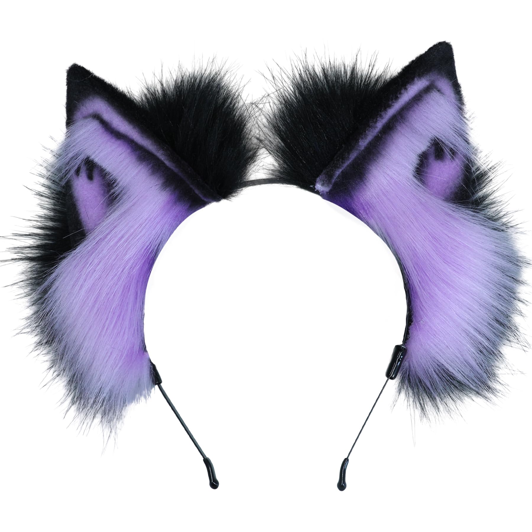 Kidukso Halloween Animal Ears Headdress Headwear Cute Cat Dog Wolf Ears Plush Ears Hairband Cosplay Costume Dress Up Props