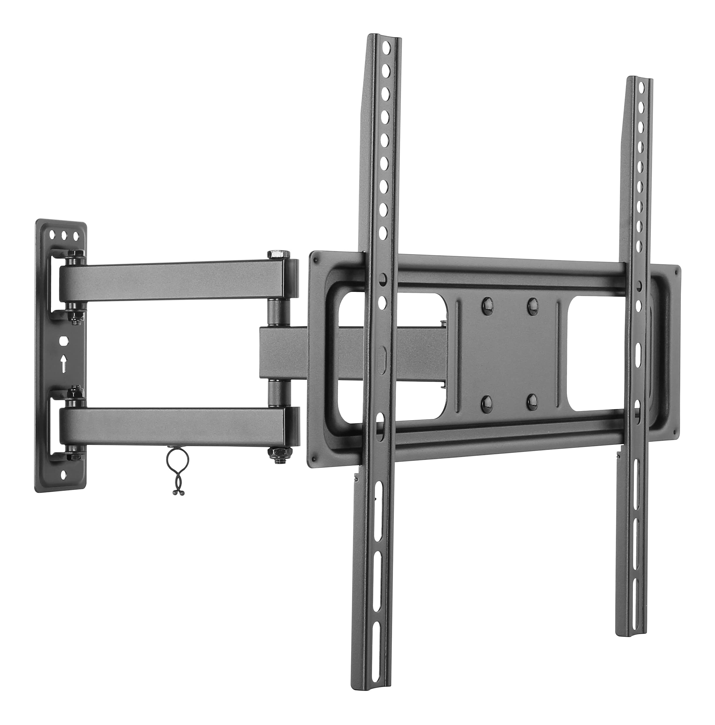 Deltaco ARM-1200 - Support Mural Rotatif avec Niveau à Bulle, Convient pour écran de 32 à 55 Pouces - Noir