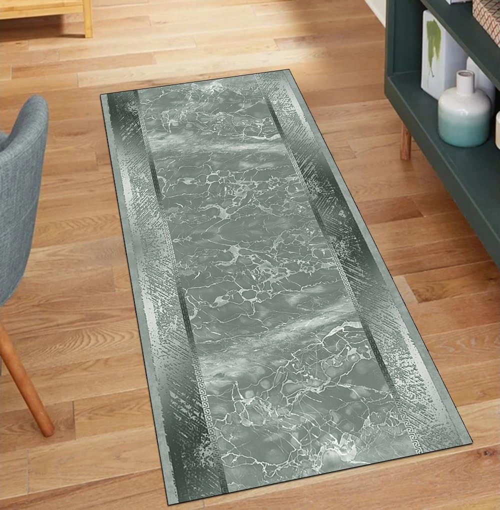 Alfombra antideslizante lavable vintage para proteger pasillo y cocina