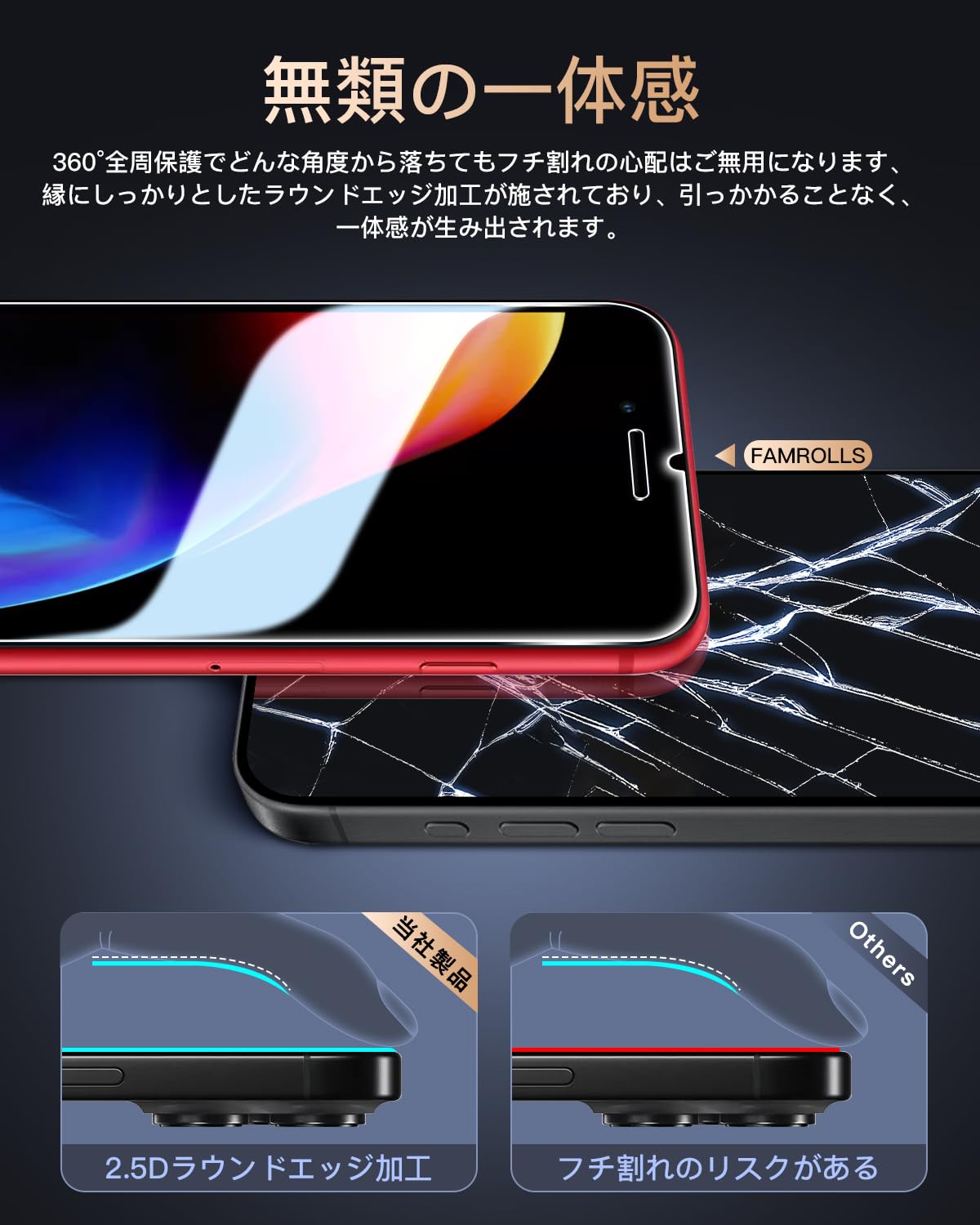 Amazon.co.jp: 【2枚セット】 対応 iPhone 8 Plus/iPhone 7 Plus