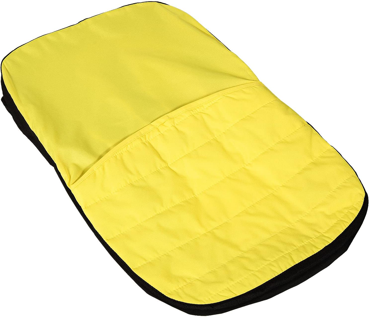 Riding Lawn Mower Cushioned Seat Cover Compatible with John Deere LP92334 for Mower Tractor & Gator Seats up to 18" High, Weatherproof Oxford 300D Fabric with Convenient Pockets