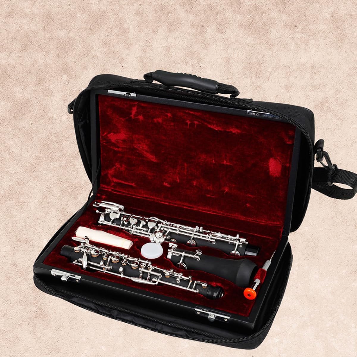 Yardwe Borsa Oxford per Oboe Tracolla Regolabile e Grande Capacità, per Proteggere lo Strumento in Diverse Occasioni
