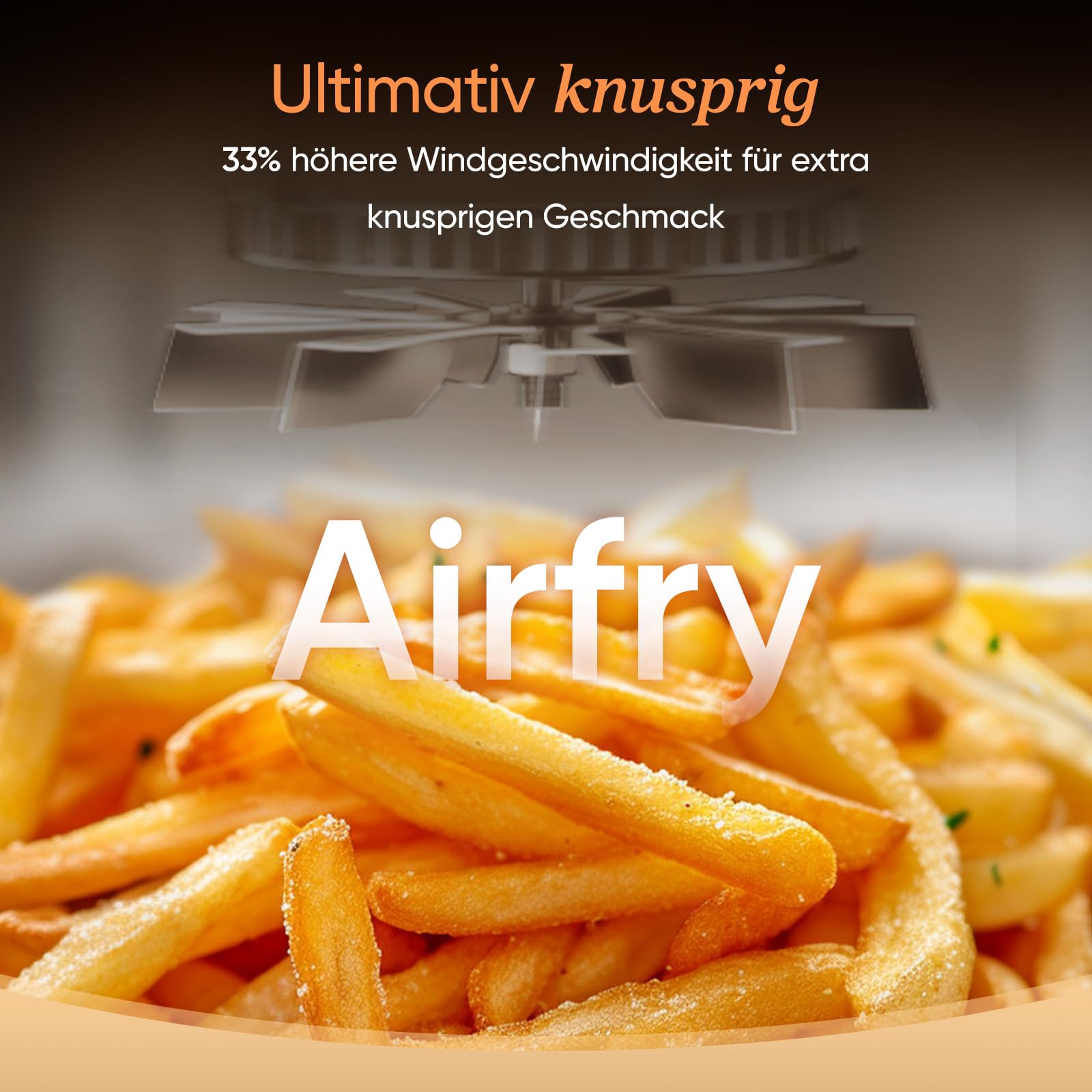 COSORI Turbo Tower Pro Smart Airfryer 10,8L Keramikbeschichtung Heißluftfritteuse DualBlaze-Technologie WLAN-Steuerung Silbergrau
