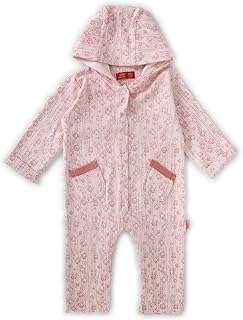 سالوبيت نوم قصير مطبوع للبنات البيبي والأطفال الصغار من جونيور بغطاء رأس