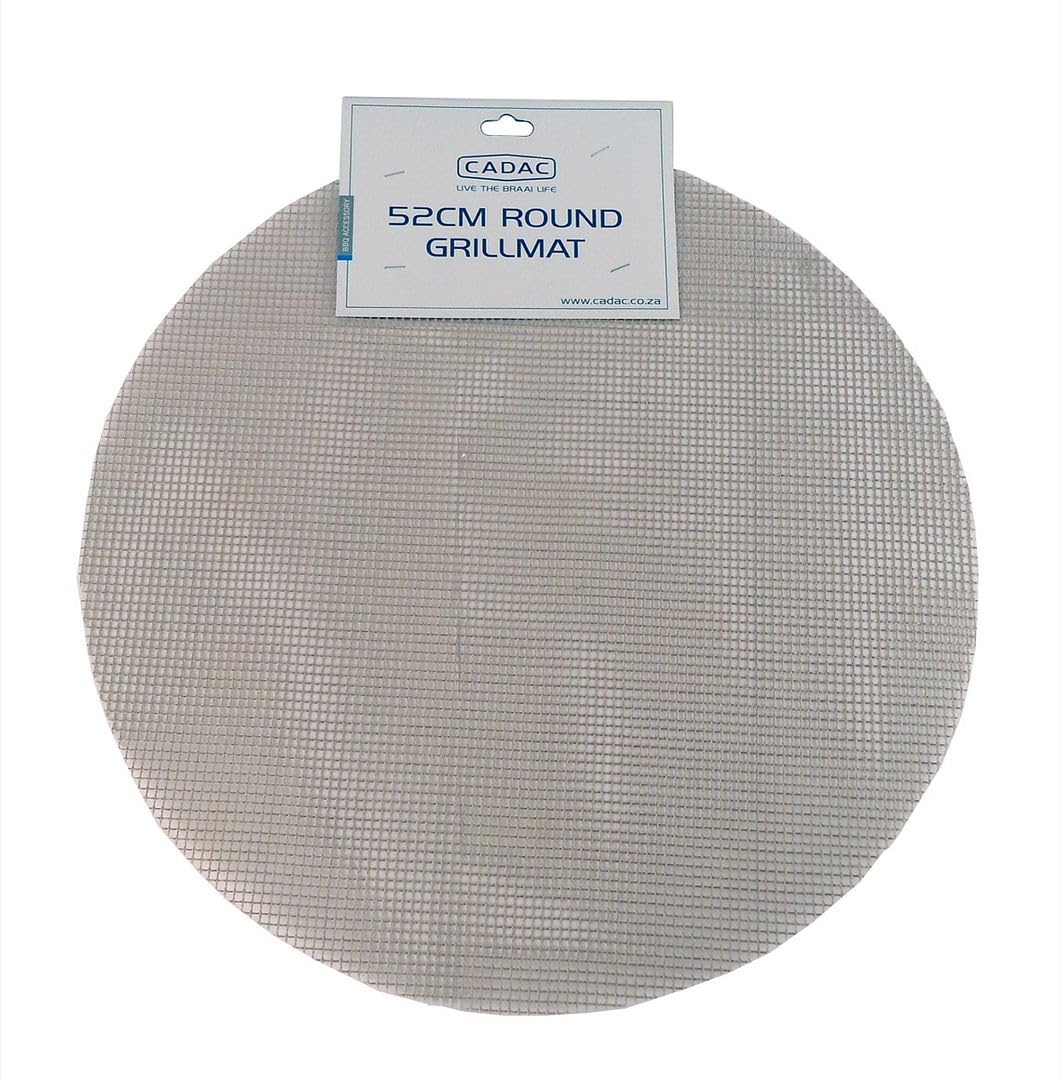 Cadac Tapis de Barbecue Rond Ø 52 cm Antiadhésif Noir