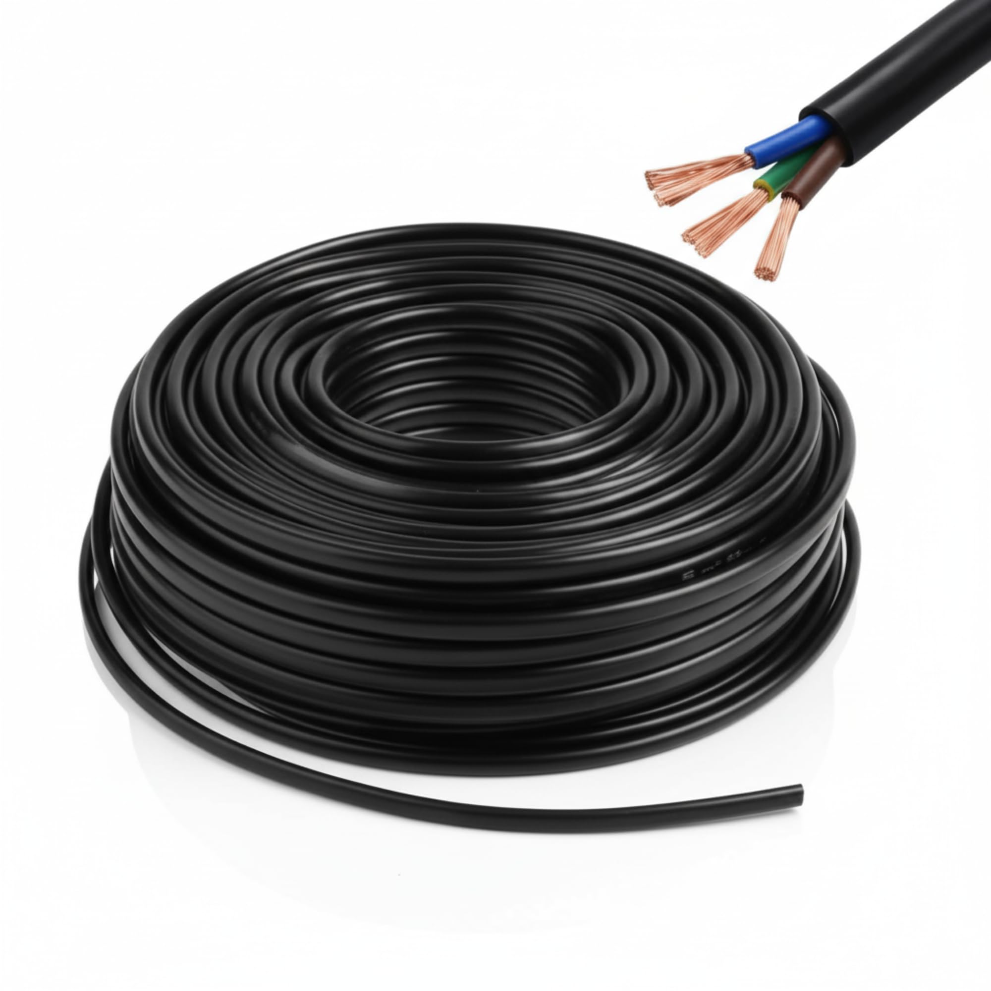 𝐃𝐑𝐔𝐌𝐒𝐓𝐎𝐍𝐄 𝟏+𝟏 𝐘𝐄𝐀𝐑 3 & 4 core copper electric wire – 90m pvc insulated wire for home & industrial wiring, 10mm durable electrical cable for domestic & commercial use