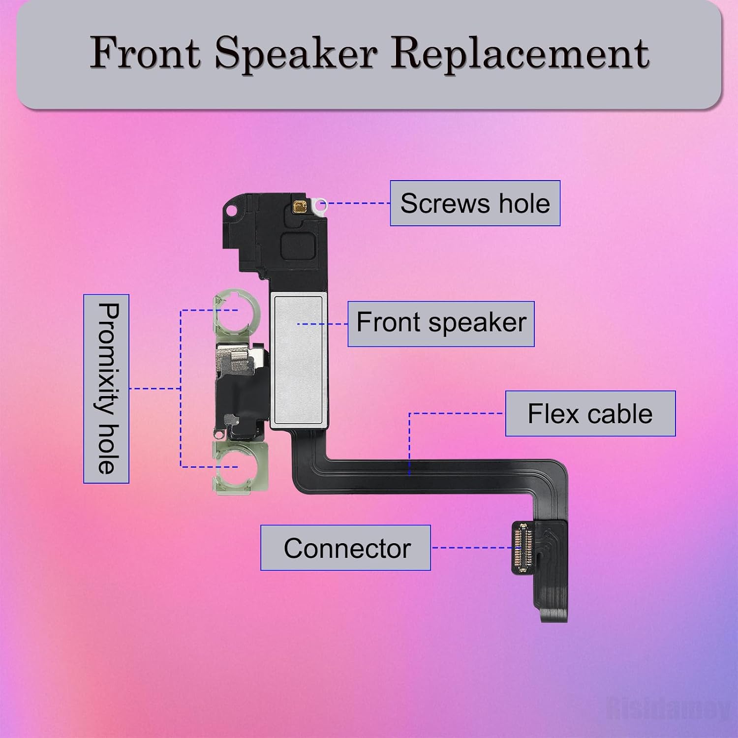 for Ear Speaker Earpiece Replacement for iPhone 11 Pro image 3