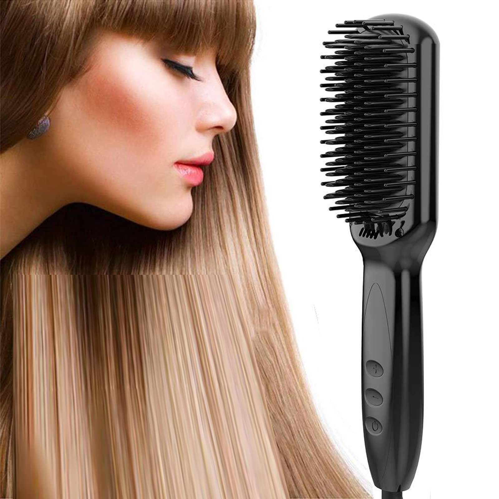 Amazon.co.jp : ヘアアイロンブラシ ヘアアイロン コードレス USB充電