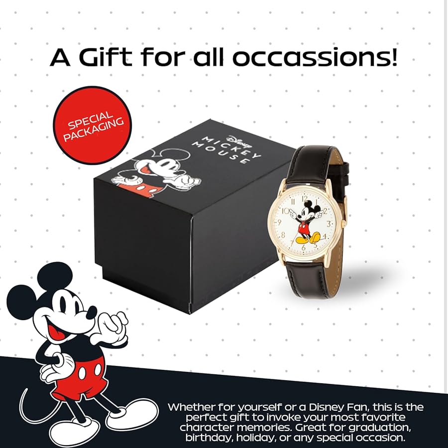 Disney Mickey & Friends 腕時計 Amazon.com: DISNEY Mickey Watch - Watch for Men - Mickey