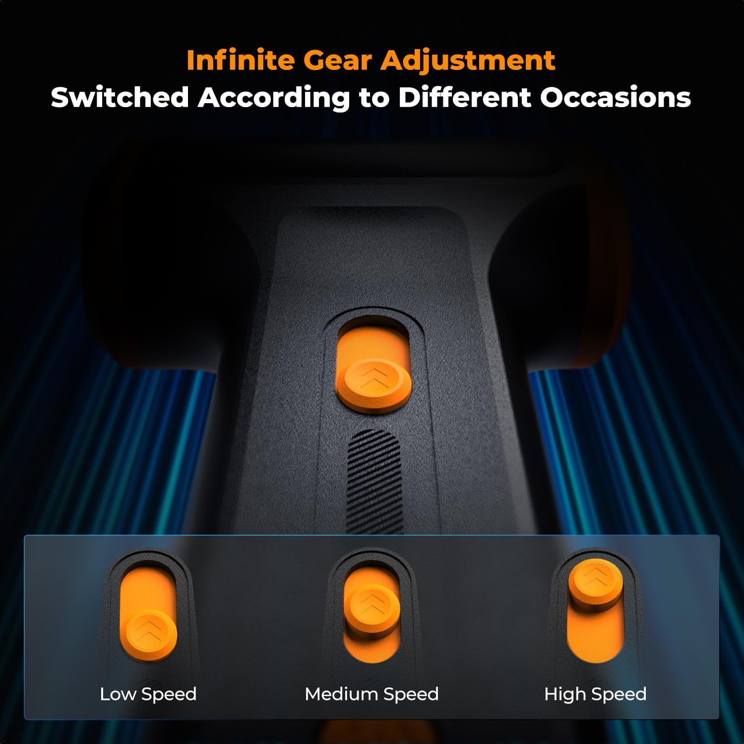 K&F Concept Compressed Air Duster, 3 Gear Adjustable 110000RPM Electric Air Duster, Adjustable&Portable Air Blower for Deep Computer Clean, Keyboard, Car Dry, Home - Replace Compressed Air Cans - Image 4