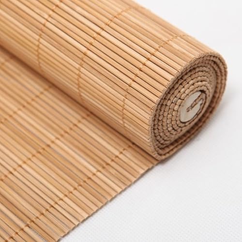 Miniatura 2 de Geovne Persiana enrollable de bambú retro persianas de bambú natural persianas enrollables de bambú tejidas a mano cortinas enrollables de bambú