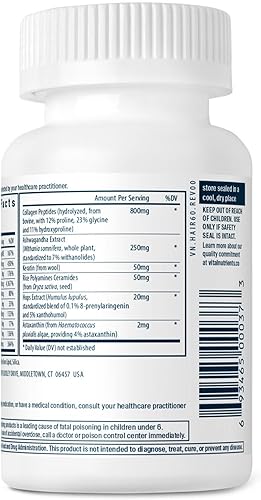 Miniatura 4 de Vital Nutrients Complejo de vitaminas para el crecimiento del cabello para mujeres  Suplemento para el crecimiento del cabello soporta más completo,