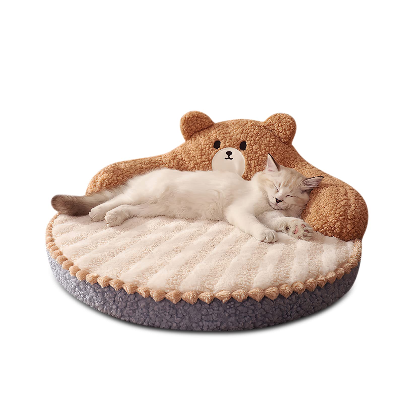 Galatée Katzenbett, Rundes Haustierbett Für Katzen Und Welpen