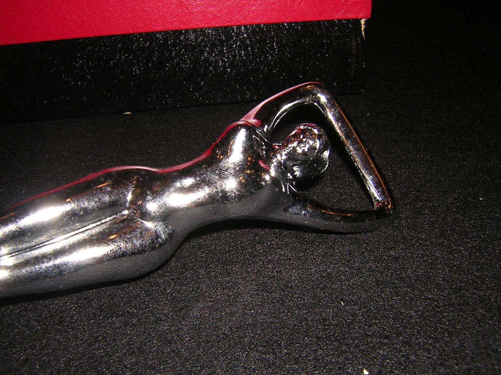 ATSUSHI ビンテージ セクシー ヌード 栓抜き アンティーク オブジェ 置物 ブロンズ裸婦型 栓抜 裸婦 1974 日出子 古稀 (9011)