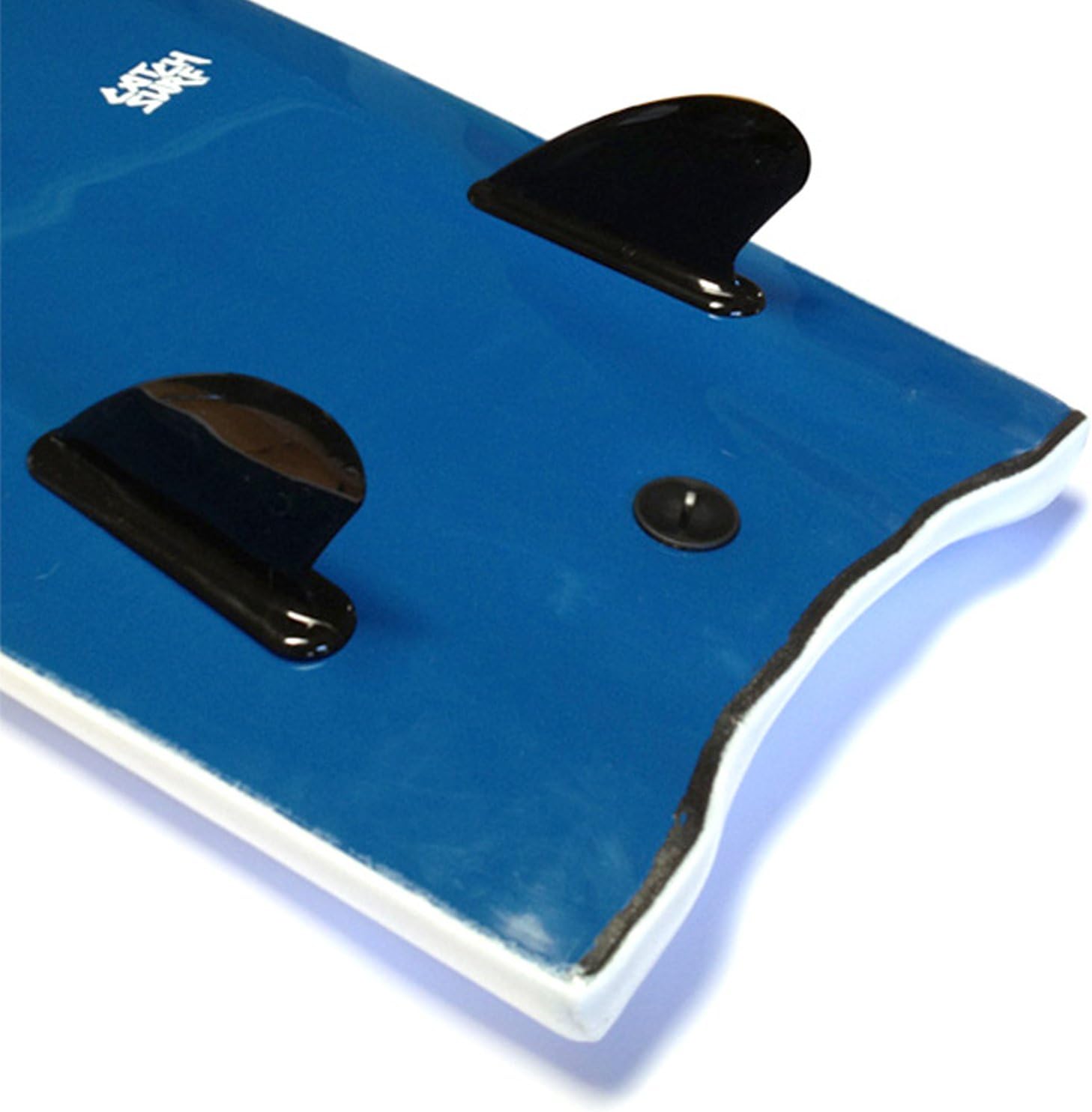 eBodyboarding Twin Fin Skeg surf fin Kit | Soft top Surfboard Twin fin kit Catch surf