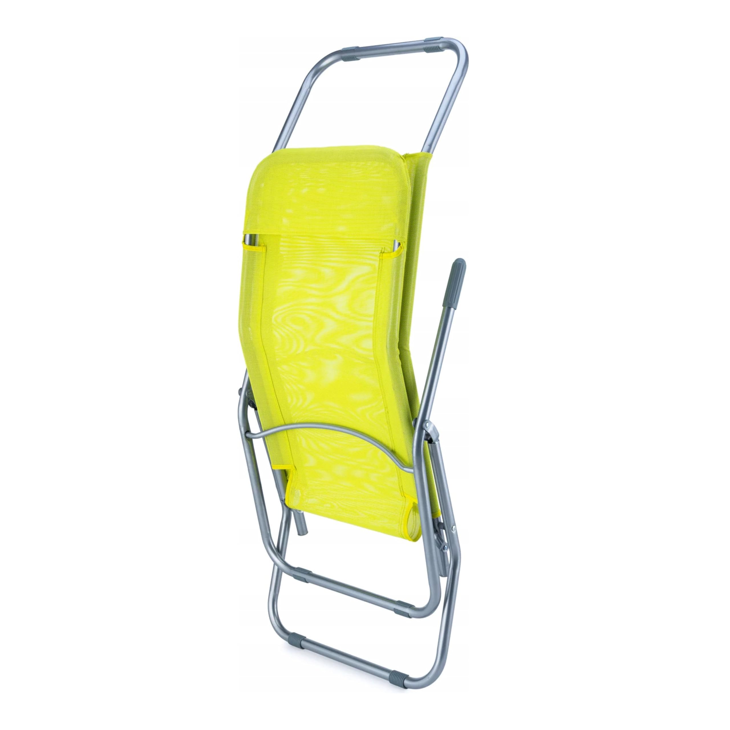 Liegestuhl Klappbar, Sonnenliege, Schwerkraft Gartenliege, Strandliege Klappbar Leicht, Gartensessel, Relaxliege, Relaxsessel Garten, Klappliege bis 130 kg (Lindgrün)