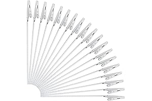 Pack of 50 Metal Wire Alligator Clamp Long-Tailed Card Clips for DIY...