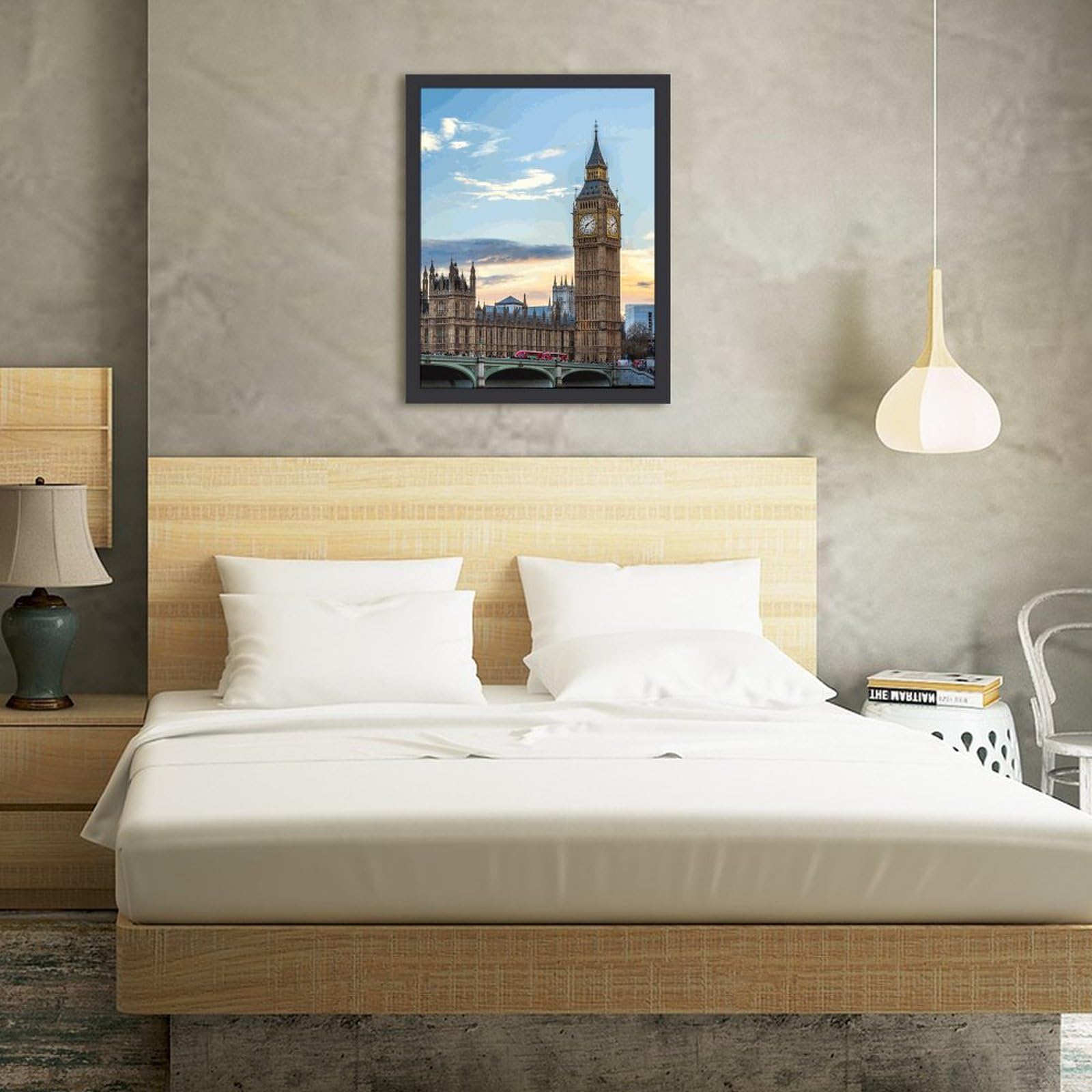 Amazon.co.jp: テムズ川沿いのビッグベン 絵画 絵 エレガントな