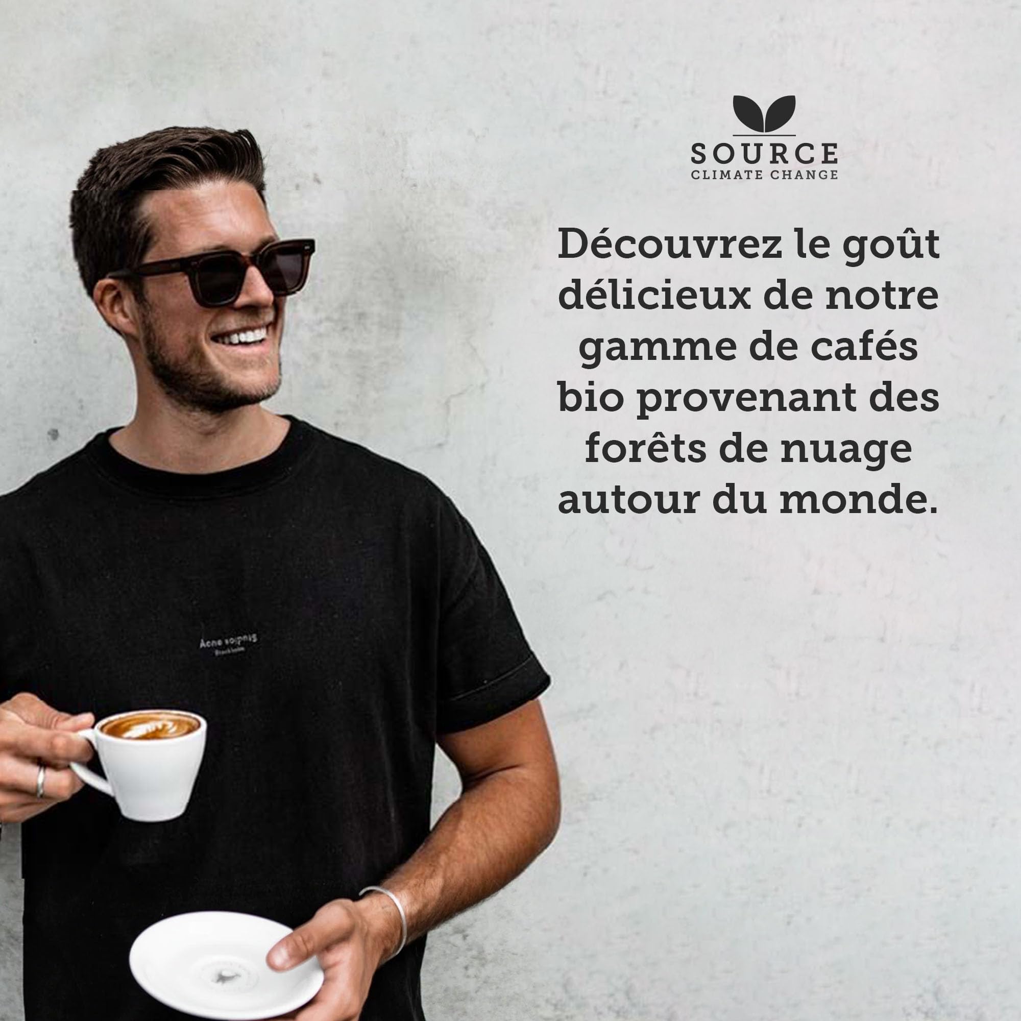 Capsules de café Bio - Compostables - Source Climate Change Coffee - Coffret Dégustation - 4 origines - 4 x paquets de 10 capsules – Idée cadeau