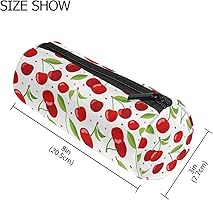 Amazon.co.jp: ミヤビヤ 筆箱 さくらんぼ柄 サクランボ柄 桜桃柄