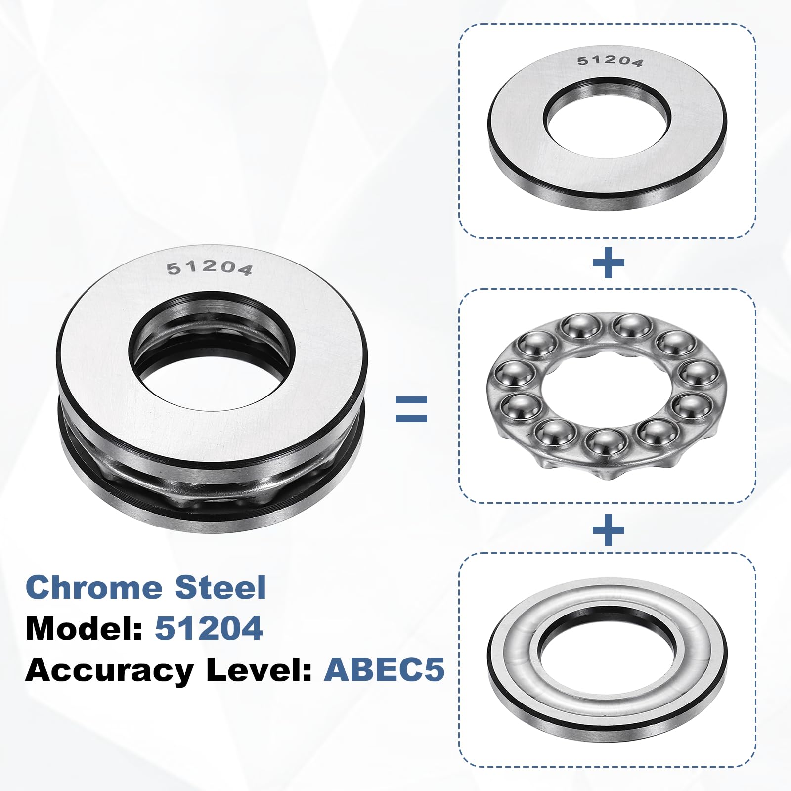 Thrust Ball Bearings - 20mm, 40mm OD -3