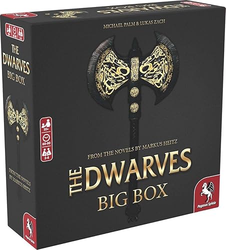 The Dwarves: Big Box - Juego de mesa de Pegasus Spiele 2-6 jugadores - Juegos de mesa para la familia - 60-90 minutos de juego - Juegos para la