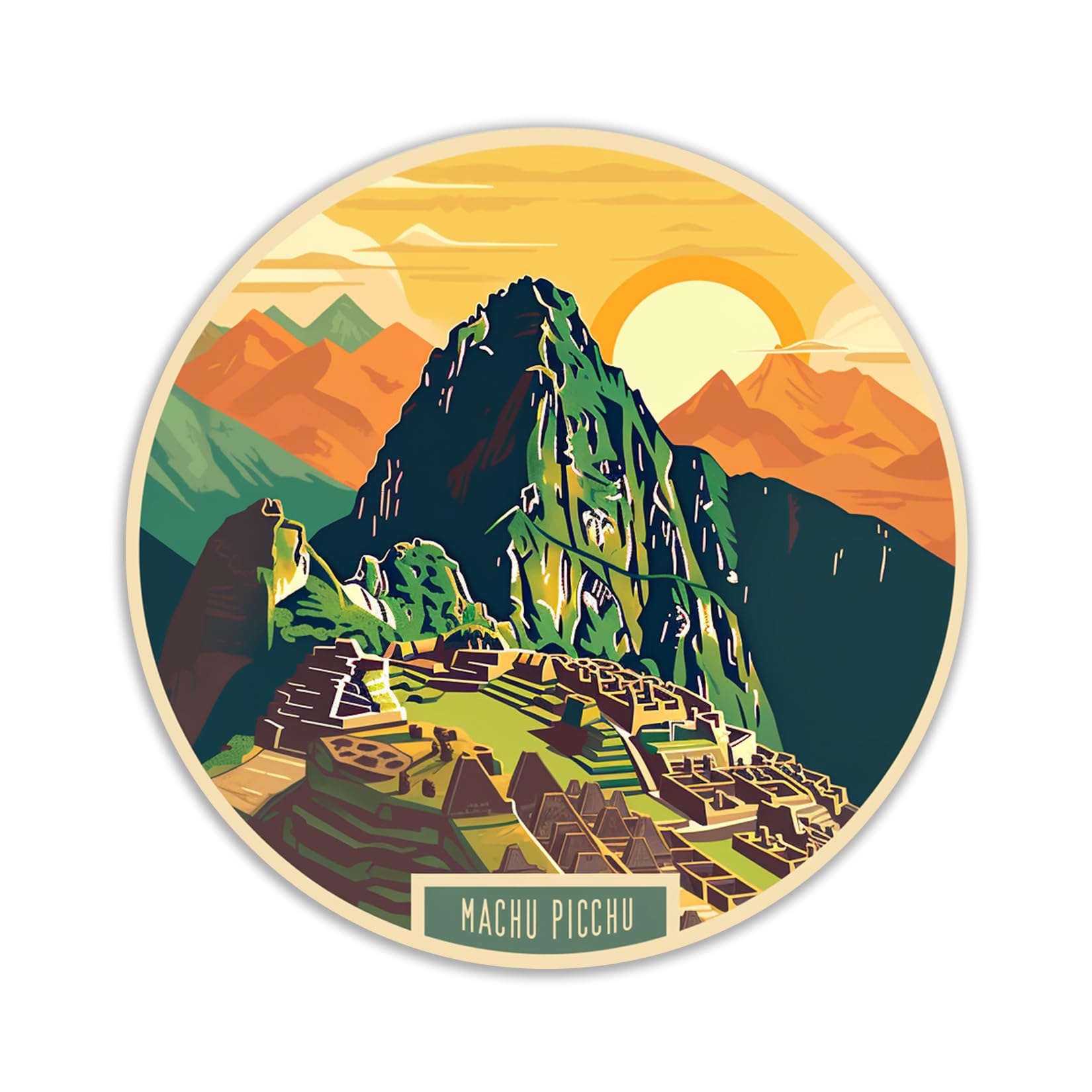 Decal Pack Of 2 3inch Stickers - Inca Peruano Trail...