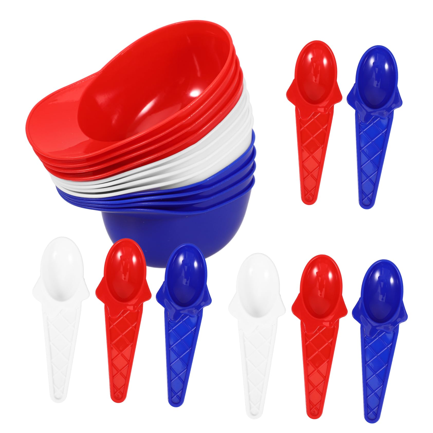Alipis Pezzi Di Vaschette Per Gelato Ciotola Da Cucina Ciotola Per Macedonia Di Frutta Per Budino Per Yogurt Per Insalata Riutilizzabile Ciotole Per Gelato