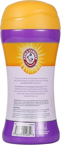 Miniatura 2 de Arm & Hammer Cristales desodorizantes para cajas de arena para gatos  Eliminador de olores calmante neutralizador de olores en aroma a lavanda y