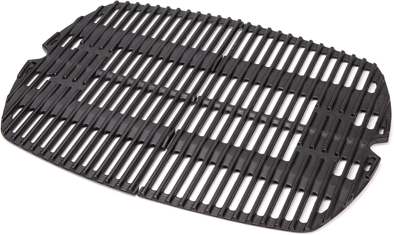 7645 Parrilla de hierro fundido Piezas de repuesto Accesorios para Weber Q200, Q220, Q2000, Q2400 Barbacoa de gas, 54,6 x 38,8 cm, accesorios para plancha Weber 7645 7583 65811 69935, 2 unidades