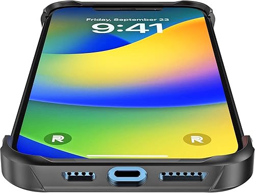 Miniatura 4 de REBEL Funda para iPhone 12 Pro Max Serie Flex Lados expuestos para mayor comodidad, fibra de aramida, fuerte compatible con MagSafe, esquinas