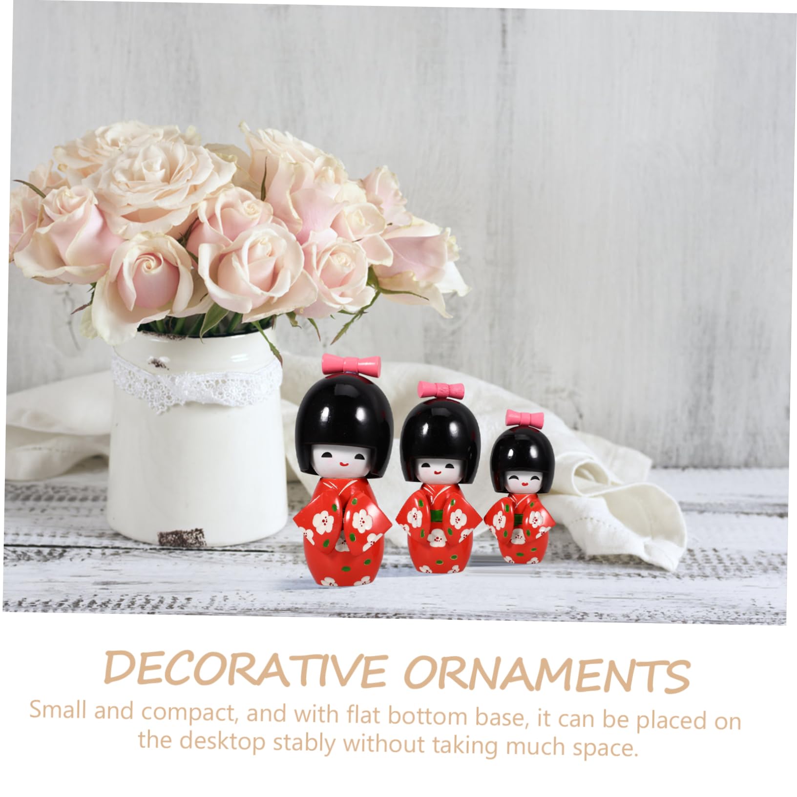 和装❤️小紋着物❤️日傘♡ハンドメイド♡ドールチャーム Amazon.com: NAMOARLY 3pcs Japanese Traditional Kimono Doll Set