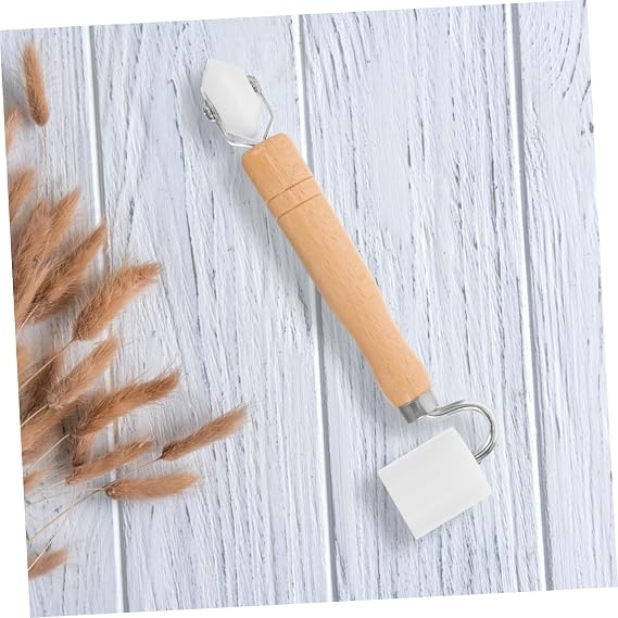 Wallpaper Seam Roller with Sturdy Wood Handle Wallpaper Application Tool for Smooth Seams and Bubble Removal Lightweight Reusable Wall Home Decorating Roller