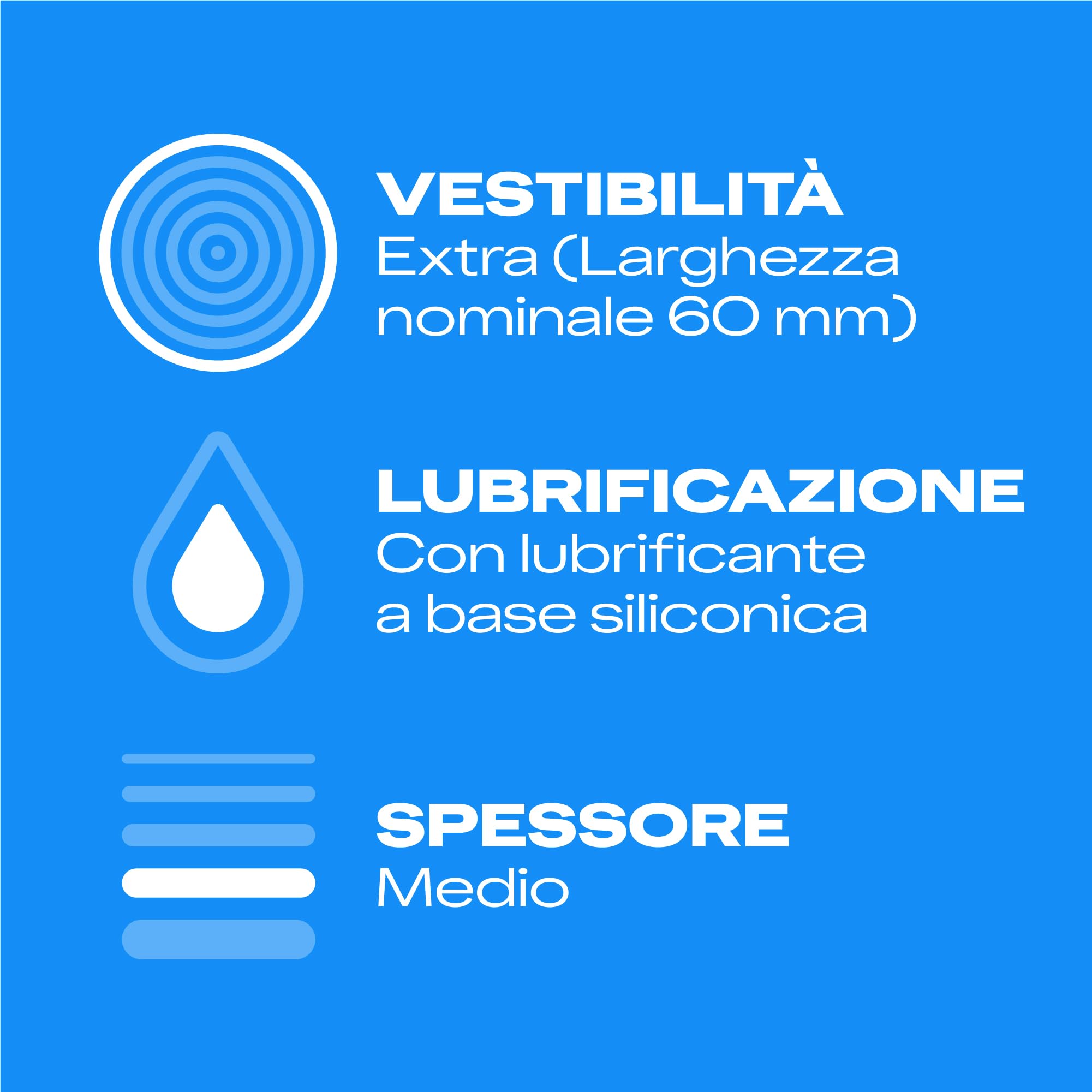 Durex Settebello XXL, Preservativi 2XL, 90 Profilattici, 3 confezioni da 30 preservativi