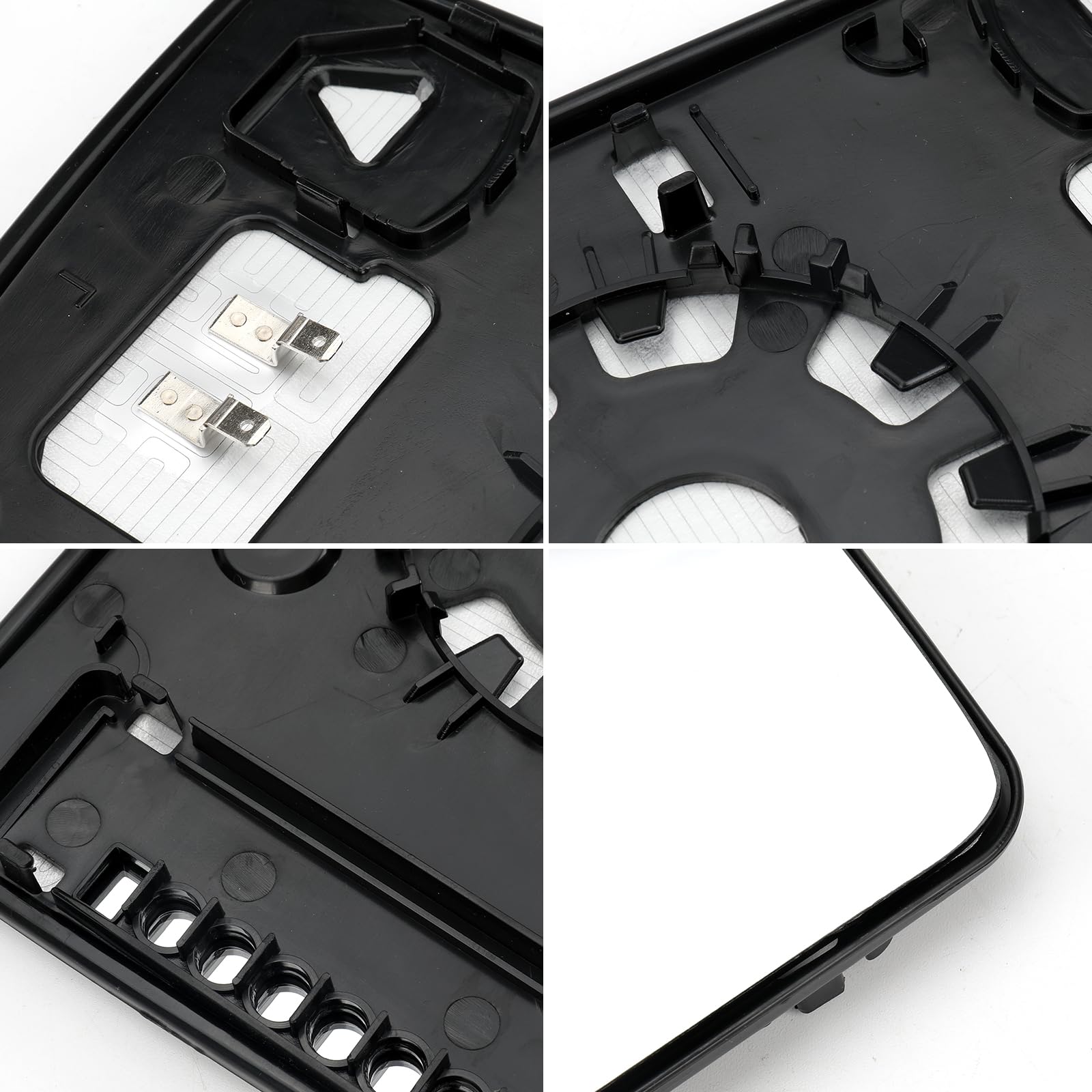 Cristal de Espejo reemplazar para Mercedes Sprinter 2006-2018, Retrovisor Exterior Ajustable Adecuado, Lente de Marcha Atrás (Derecha)