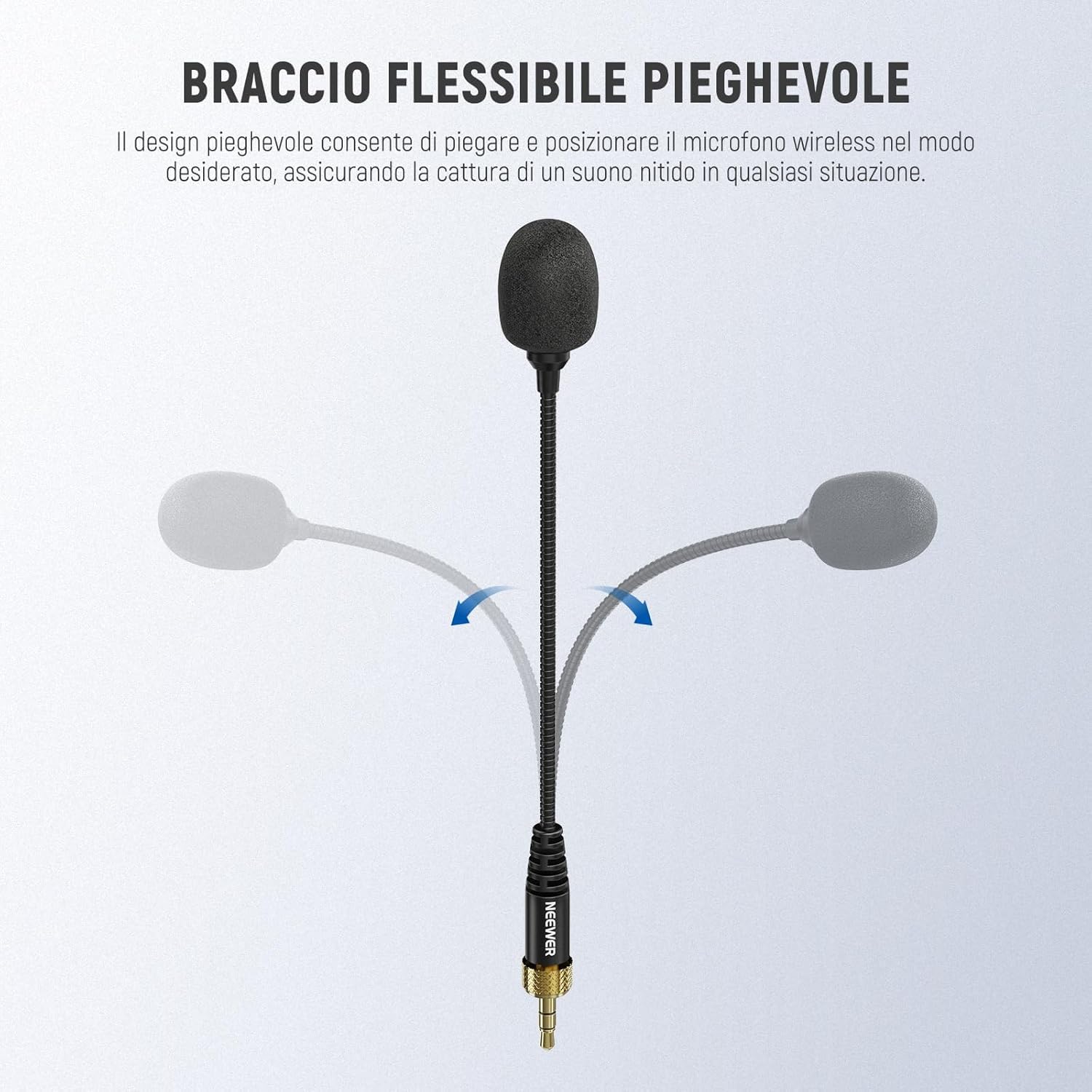 Microfono Neewer CM7 - Omnidirezionale TRS 3.5mm | Compatibile Con Rode Wireless GO | Per Vlog E Interviste - Foto 7