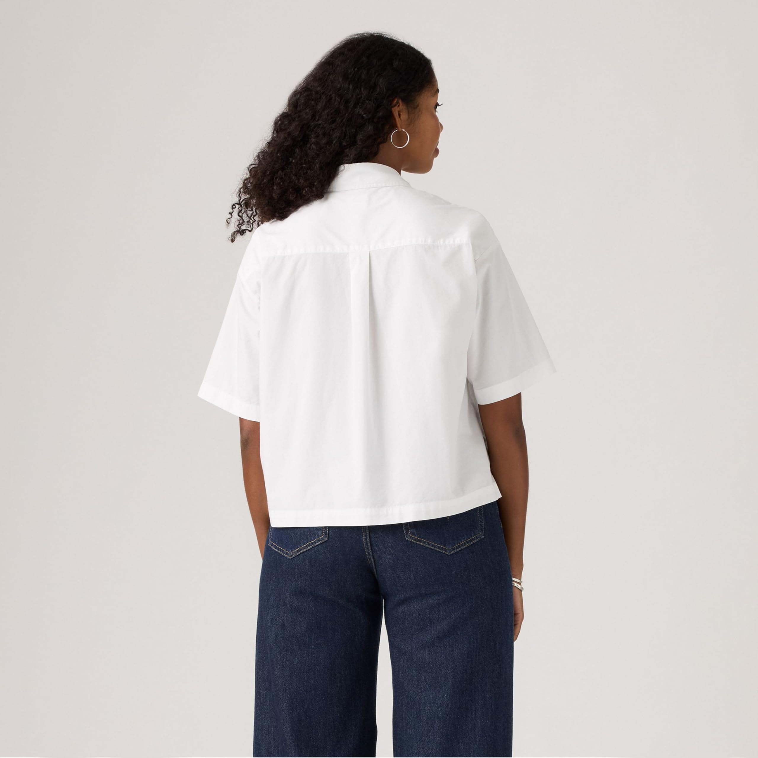 Levi's Harlie SS Cropped Shirt Chemise à Bouton Bas Femme (Lot de 1)