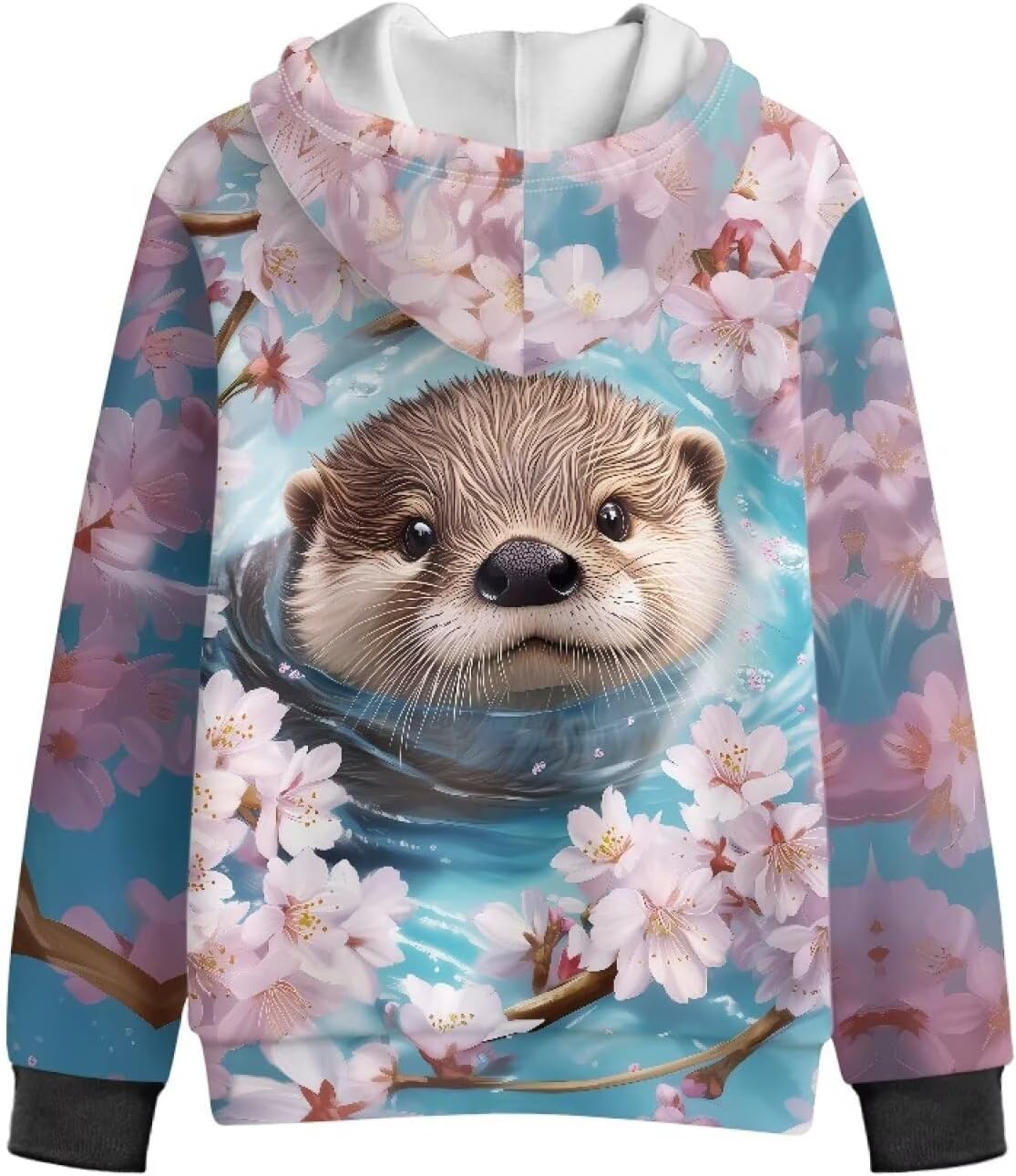 Hoodies for Girls 7-14 Cute Zip Up Sweatshirt with Pockets Kids Long Sleeve Tops Soft Fleece Fall Winter Clothes