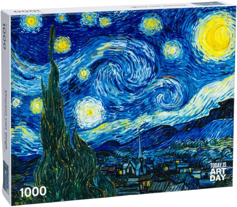 Today is Art Day Vincent Van Gogh Starry Night 1000