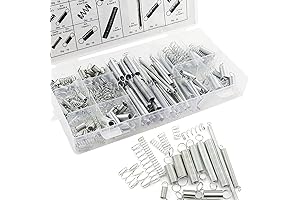 200PCS Assorted Springs: Diverse Steel Springs for Various Repairs and DIY