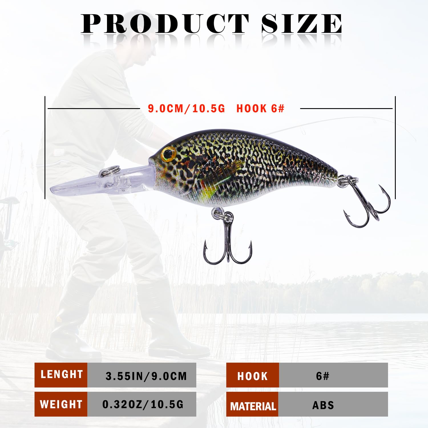 Esche Artificiali, Esche in Plastica Raffinate per Acqua Dolce e Salata, Ideali per Luccio, Trota, Salmone e Persico – Un Regalo Perfetto per gli Appassionati di Pesca.